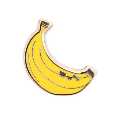pin's banane - label tour - l'atelier des belettes