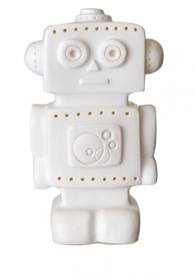 lampe robot blanc - egmont toys - l'atelier des belettes