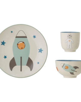 vaisselle astronaute - bloomingville - l'atelier des belettes
