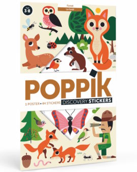 stickers forêt - poppik - l'atelier des belettes