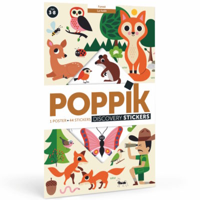 stickers forêt - poppik - l'atelier des belettes
