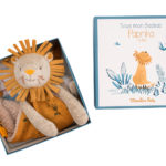 Doudou attache-tétine lion Sous mon baobab 6 - moulin roty