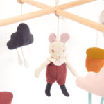 Mobile musical croisillon Après la pluie- moulin roty - atelier des belettes