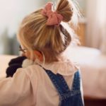 2 élastiques nœud en gaze de coton - bachca - l'atelier des belettes
