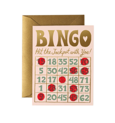 carte postale bingo- rifle paper - l'atelier des belettes