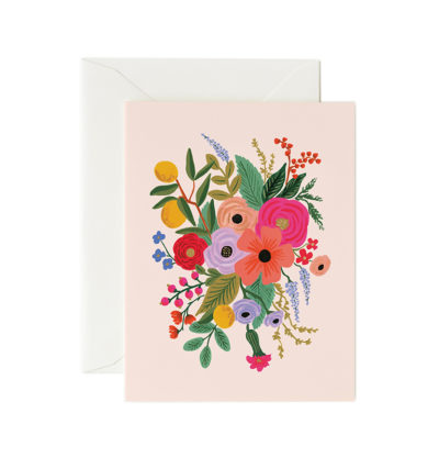carte postale flower2 - rifle paper - l'atelier des belettes