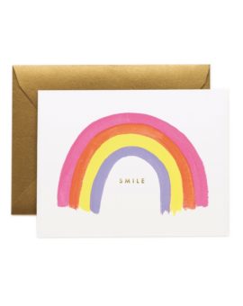 carte postale smile - rifle paper - l'atelier des belettes