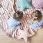 tapis sac rose- playandgo - l'atelier des belettes