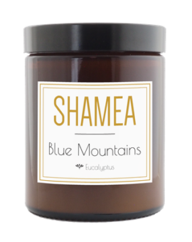 bougie blue mountains - shamea - l'atelier des belettes