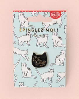 pin's cat lady - petite épicerie - l'atelier des belettes