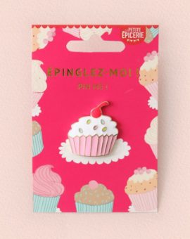 pin's cupcake - petite épicerie - l'atelier des belettes
