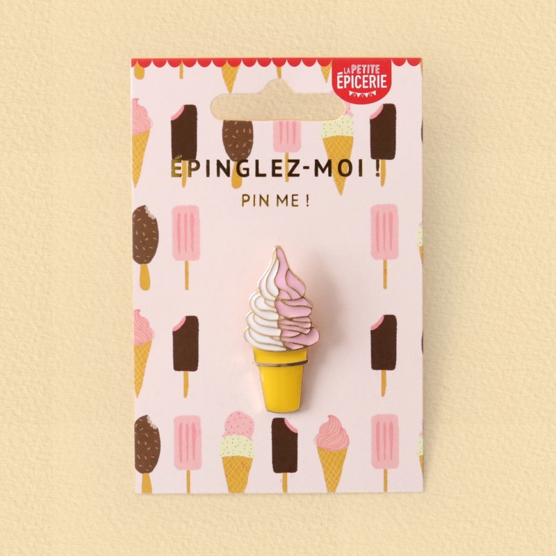 pin's glace italienne - petite épicerie - l'atelier des belettes