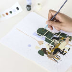 kit de peinture au numéro - petite épicerie - l'atelier des belettes