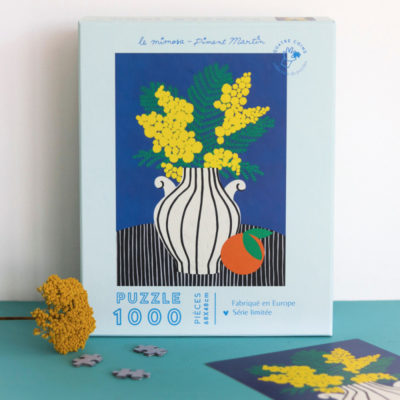 puzzle mimosa - petite épicerie - l'atelier des belettes