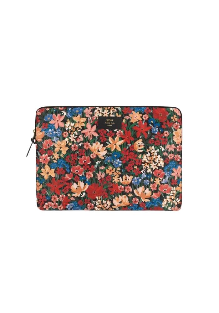 Housse d'ordinateur fleurs - Wouf