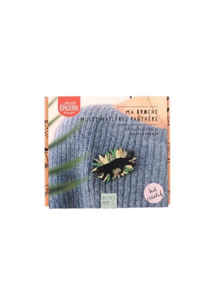Ma broche multi-matières panthère - La petite épicerie