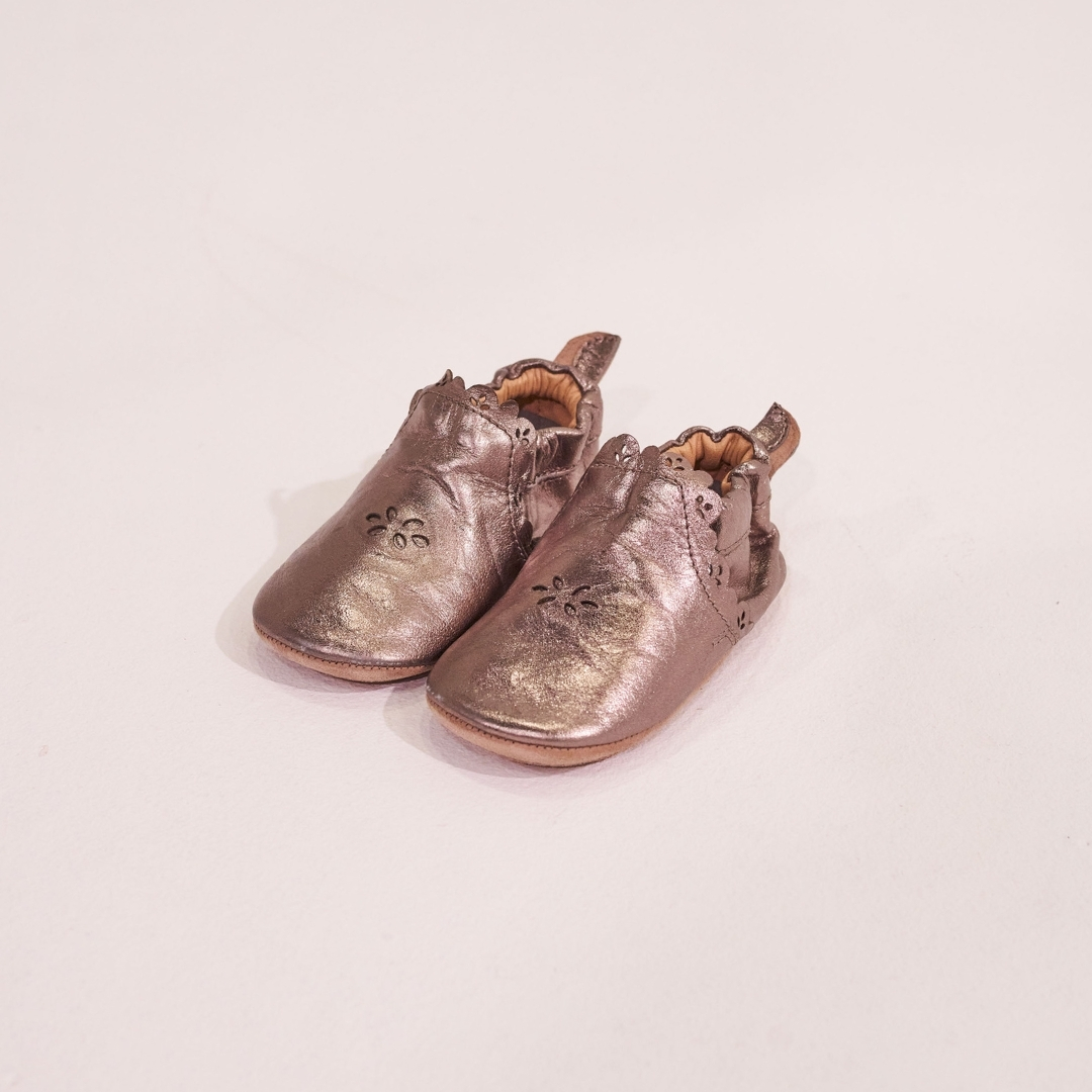 Chaussons en cuir Agathe - Deux Bouts