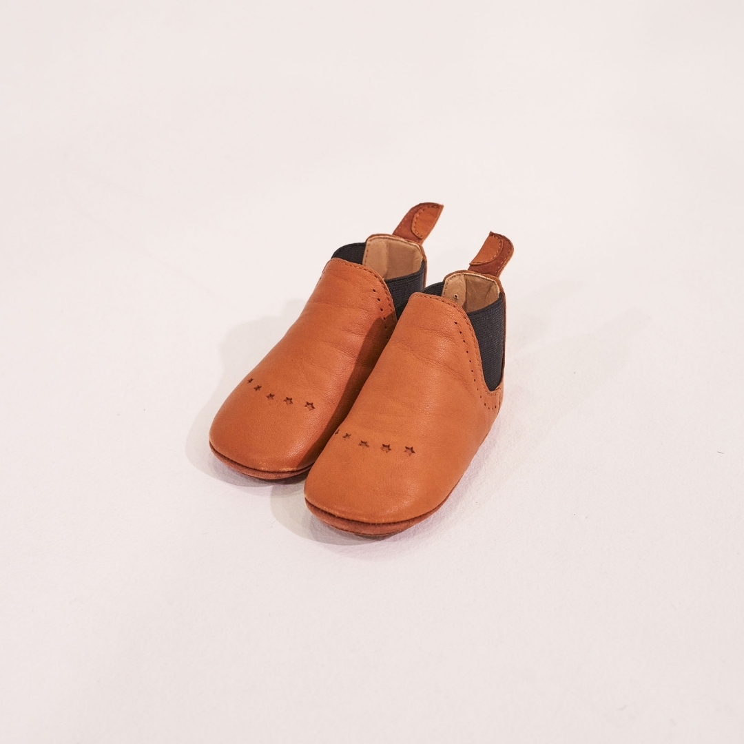 Chaussons en cuir Anaël - Deux Bouts