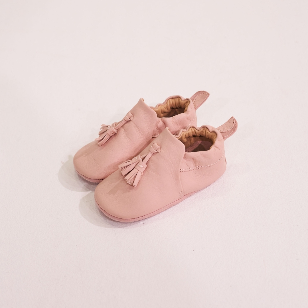 Chaussons en cuir Alizée - Deux Bouts
