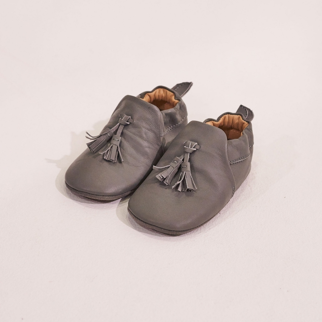 Chaussons en cuir Andréa - Deux Bouts