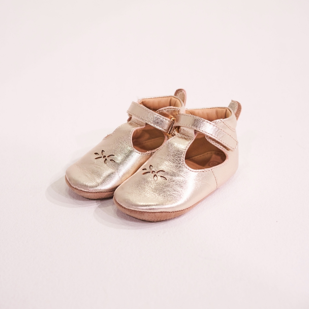 Chaussons en cuir Angèle - Deux Bouts