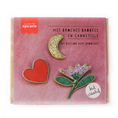 Mes broches en canetille - La petite épicerie