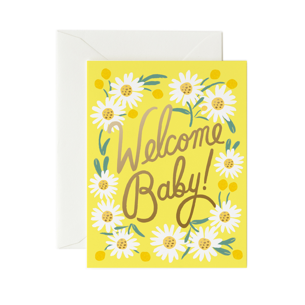 Carte postale Daisy baby - Rifle paper co