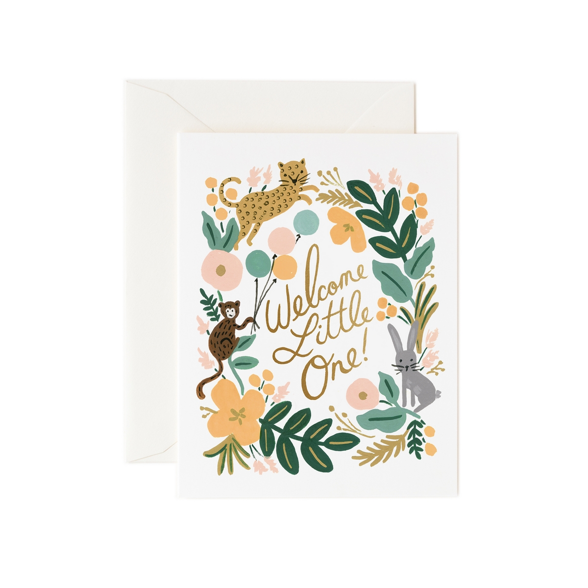 Carte postale Menagerie Baby - Rifle paper co