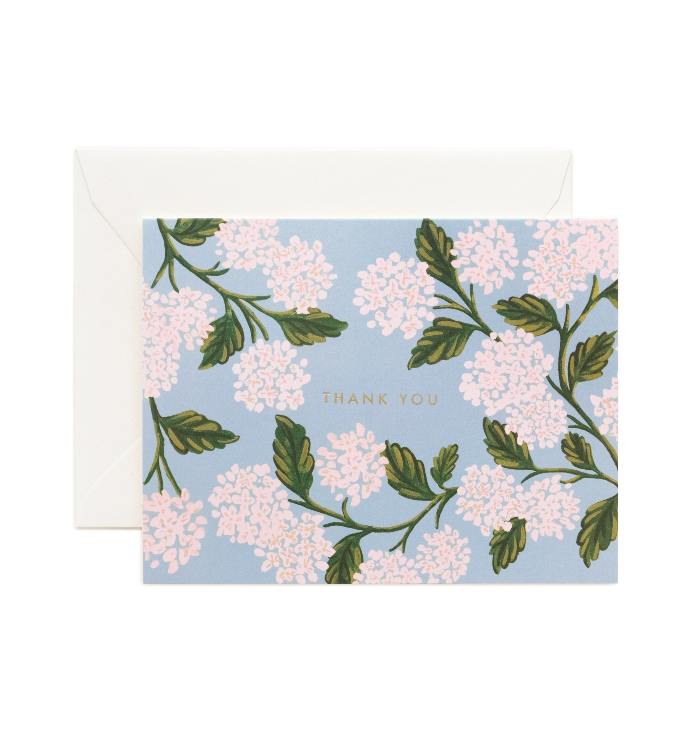 Carte postale Hydrangea Thank You - Rifle paper co
