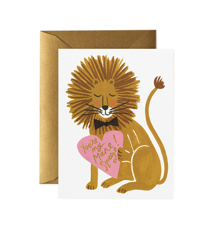 Carte postale You're my name queeze - Rifle paper co