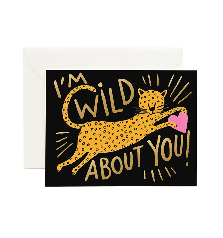 Carte postale Wild about you - Rifle paper co